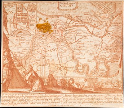 Friedrichstadtin valloitus 12. helmikuuta 1713, 1713. tekijältä Peter Schenk