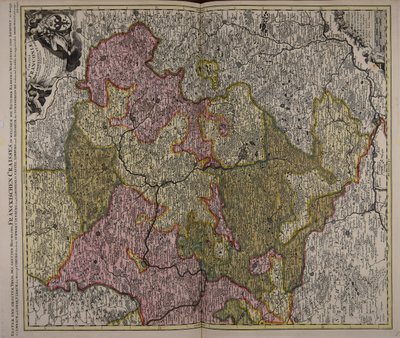 Circuli Franconiae pars orientalis et potior novissimè delineata ... tekijältä Peter Schenk the Elder
