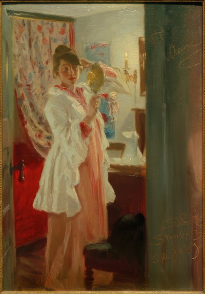 Interieur. Die Frau des Künstlers tekijältä Peder Severin Krøyer