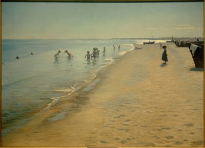 Kesäpäivä Skagenin etelärannalla tekijältä Peder Severin Krøyer
