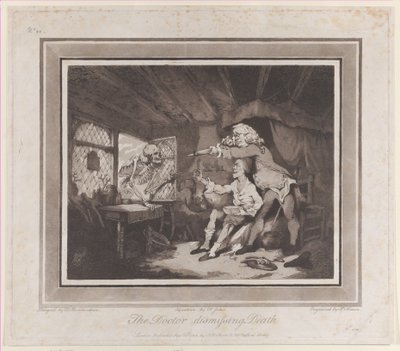 Tohtori hylkää kuoleman, 15. syyskuuta 1785, 15. syyskuuta 178 tekijältä Peter Simon