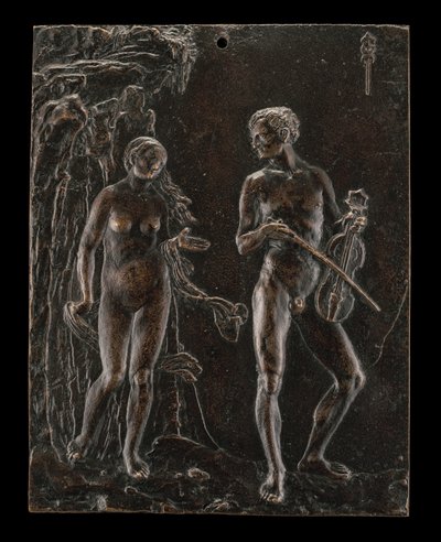 Orpheus ja Eurydike, n. 1515. tekijältä Peter Vischer the Younger