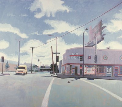 AA Liquor Store, Los Angeles, 2001 (öljy kankaalle) tekijältä Peter Wilson