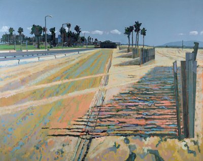 Aita rannalla, Santa Monica, USA, 2002 (öljy pellavalle). tekijältä Peter Wilson