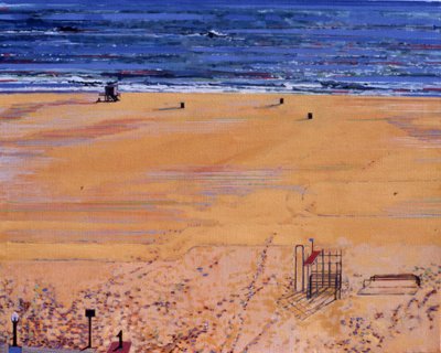 Rannalta: Santa Monica, 2003 (öljy kankaalle) tekijältä Peter Wilson