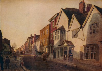 Eton High Street, 1800-luku, 1924 tekijältä Peter de Wint