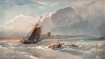Lähellä satamaa, c1820 tekijältä Peter de Wint