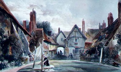 St. Johnin sairaala, Canterbury, Kent tekijältä Peter de Wint