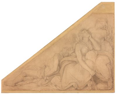 Hyakinthos, Klythia, Leukothoe, in Blumen verwandelt tekijältä Peter von Cornelius