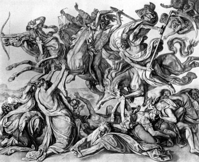 The Four Horsemen of the Apocalypse, 1926. tekijältä Peter von Cornelius