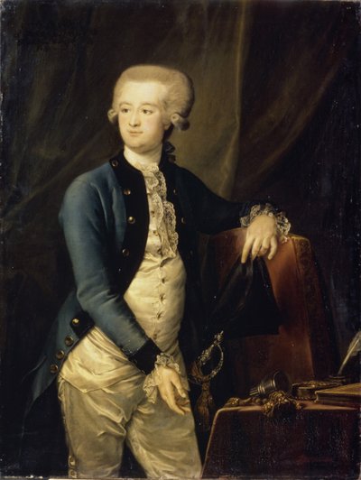 Paroni Pjotr Fjodorovitš Maltitzin muotokuva 1753-1826, 1785 tekijältä Petro Semyonovich Drozhdin