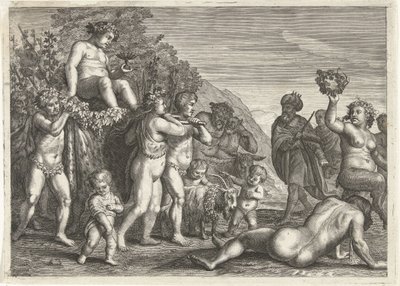 Triomf van Bacchus tekijältä Petrus Clouwet (possibly)