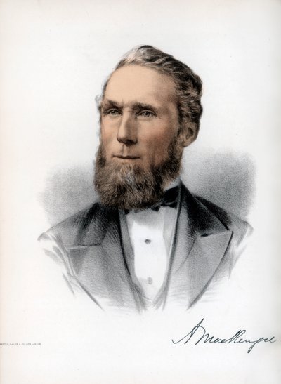 Alexander Mackenzie, Kanadan toinen pääministeri, 1890. tekijältä Petter and Galpin Cassell