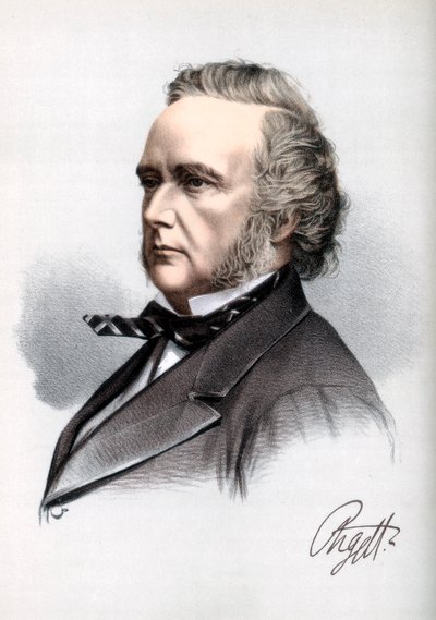 George Campbell, Argyllin kahdeksas herttua, skotlantilainen liberaalipoliitikko ja kirjailija, v. 1890. tekijältä Petter and Galpin Cassell