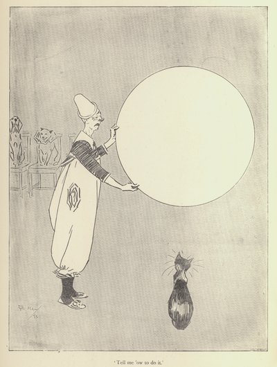 Phil Mayn sarjakuva 1890-luvulta (litho) tekijältä Phil May
