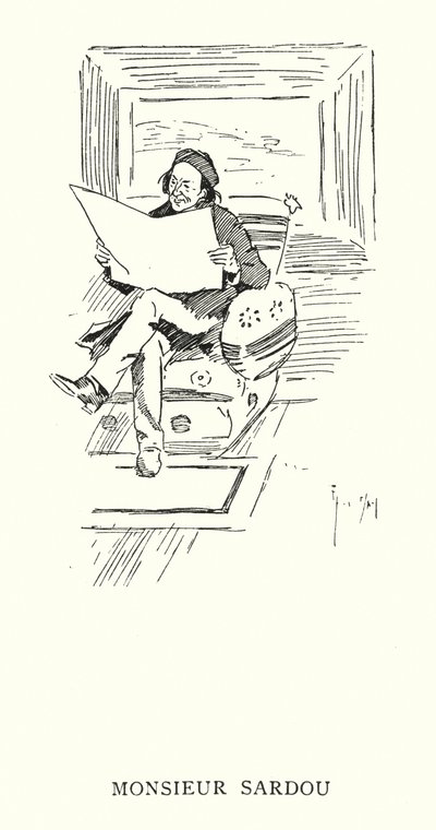 herra Sardou (litho) tekijältä Phil May