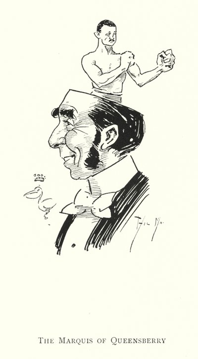 Queensberryn markiisi (litho) tekijältä Phil May