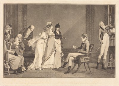 Appelsiini eli Pariin nykyaikainen tuomio tekijältä Philibert-Louis Debucourt