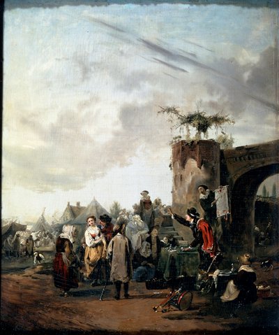 Charlatan, 1780-luvun alku. tekijältä Philibert Louis Debucourt