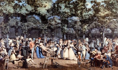 Festivaali Palais Royalissa, Pariisi tekijältä Philibert Louis Debucourt