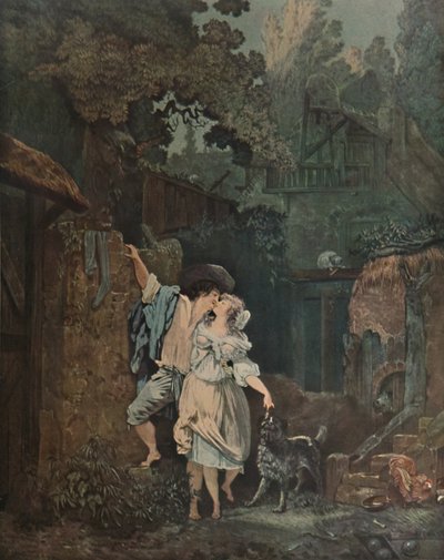 Escalade, or The Odious Mornings, 1787, 1913 tekijältä Philibert Louis Debucourt