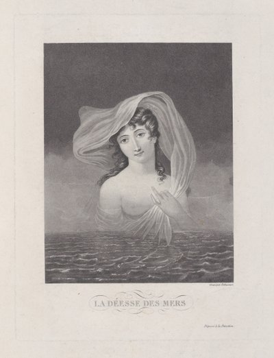 Meren jumalatar, 1775-1832. tekijältä Philibert Louis Debucourt