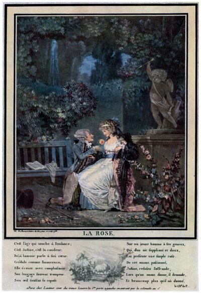 Ruusu, 1788-1931. tekijältä Philibert Louis Debucourt