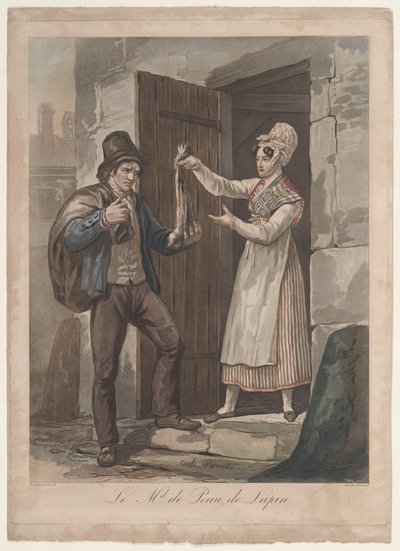 Md. Rabbit Skin, 1775-1832. tekijältä Philibert Louis Debucourt