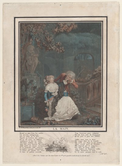 Käsi, 1788. tekijältä Philibert Louis Debucourt
