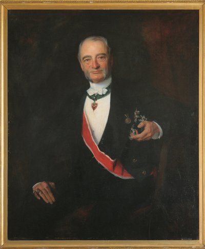 Bohuslavin muotokuva, Chotkowin kreivi Chotek ja Wognin 1829-1896, n. 1870. tekijältä Philip de László