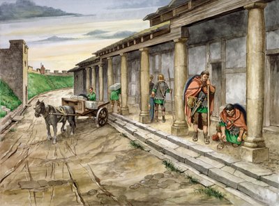 Housesteads Roman Fort, 2. vuosisadalla, c1990-2010 tekijältä Philip Corke