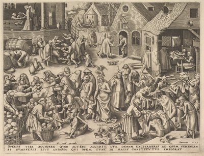 Charity Charitas hyveistä, 1559. tekijältä Philip Galle