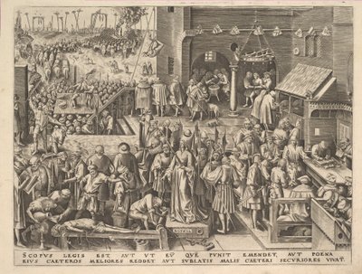 Justice Justicia hyveistä, n. 1559-60. tekijältä Philip Galle