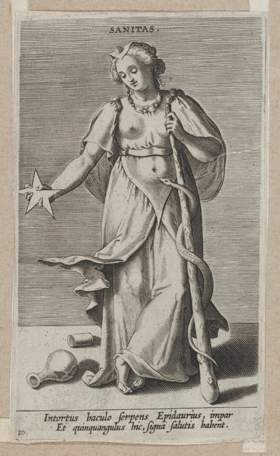 Sanitas, Prosopographia, n. 1585-90, n. 1585-90. tekijältä Philip Galle