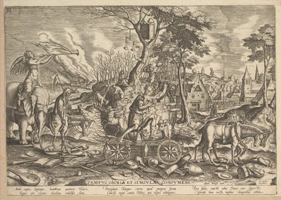 Ajan voitto, 1574. tekijältä Philip Galle