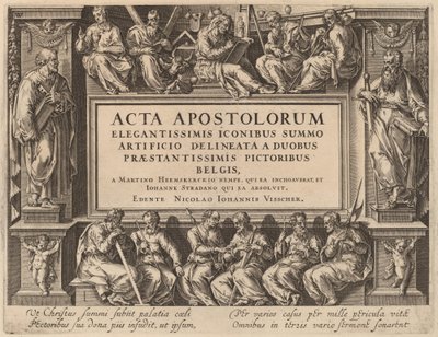 Nimilehti tekijältä Philip Galle after Maerten van Heemskerck after Jan van der Straet