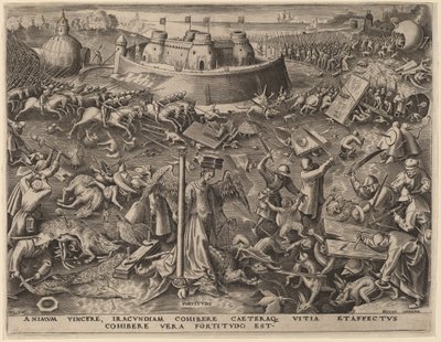 Rohkeus tekijältä Philip Galle after Pieter Bruegel the Elder