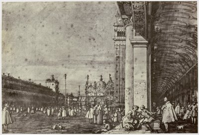 Canaletto, Piazza di San Marco tekijältä Philip Henry Delamotte