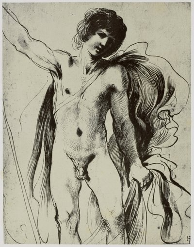 Guercino, nuori tekijältä Philip Henry Delamotte