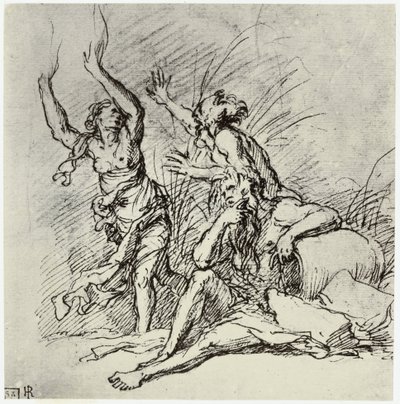 Salvator Rosa, Pan ja Syrinx tekijältä Philip Henry Delamotte