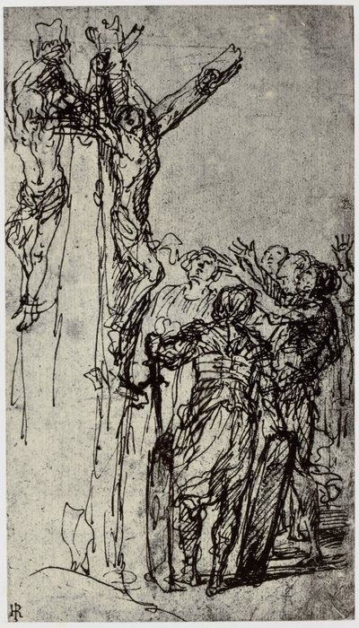 Salvator Rosa, Polykrateen kuolema tekijältä Philip Henry Delamotte