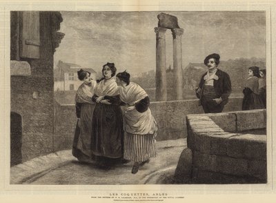 Les Coquettes, Arles tekijältä Philip Hermogenes Calderon