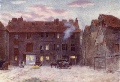 White Hart Innin takaosa, Southwark, 1884 tekijältä Philip Norman