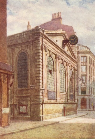Pyhän Mikaelin kirkko, Wood Street, 1896 tekijältä Philip Norman