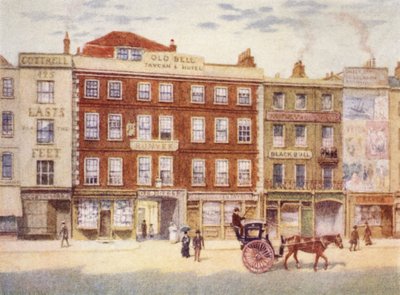 Old Bell Inn ja Black Bull, Holborn, 1897 tekijältä Philip Norman