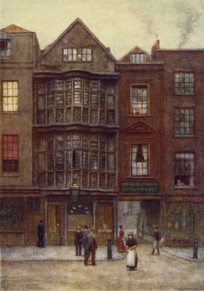 Sir Paul Pindars House, Bishopsgate Street, 1877 tekijältä Philip Norman