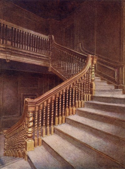 Portaikko nro 10 Austin Friars, 1895 tekijältä Philip Norman