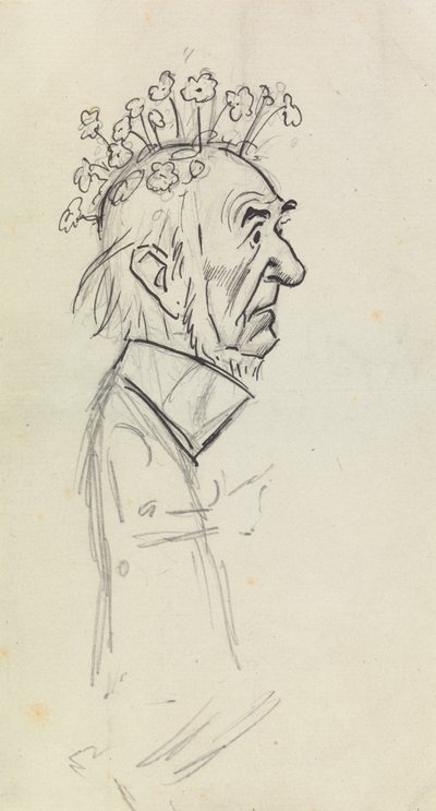 Gladstonen karikatyyri muotokuva tekijältä Philip William May