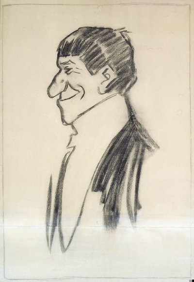 Omakuva (hiili paperille) tekijältä Philip William May