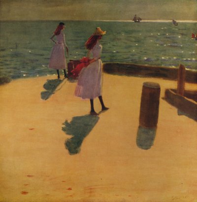 Walberswick Pierillä, c1887, c1915 tekijältä Philip Wilson Steer